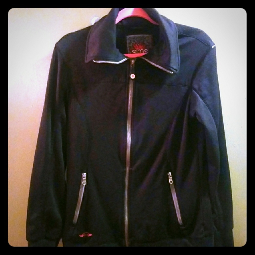 Sims Snowboarding jacket xl black zip up